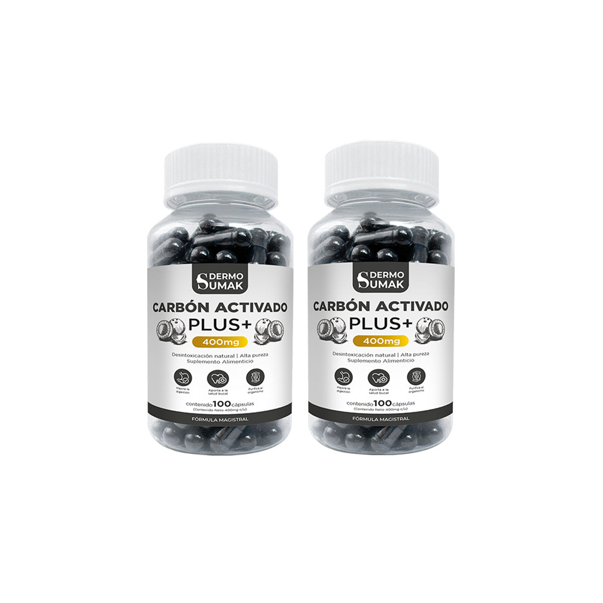Carbon Ac Plus+ 400mg Dermo Sumak 2 und