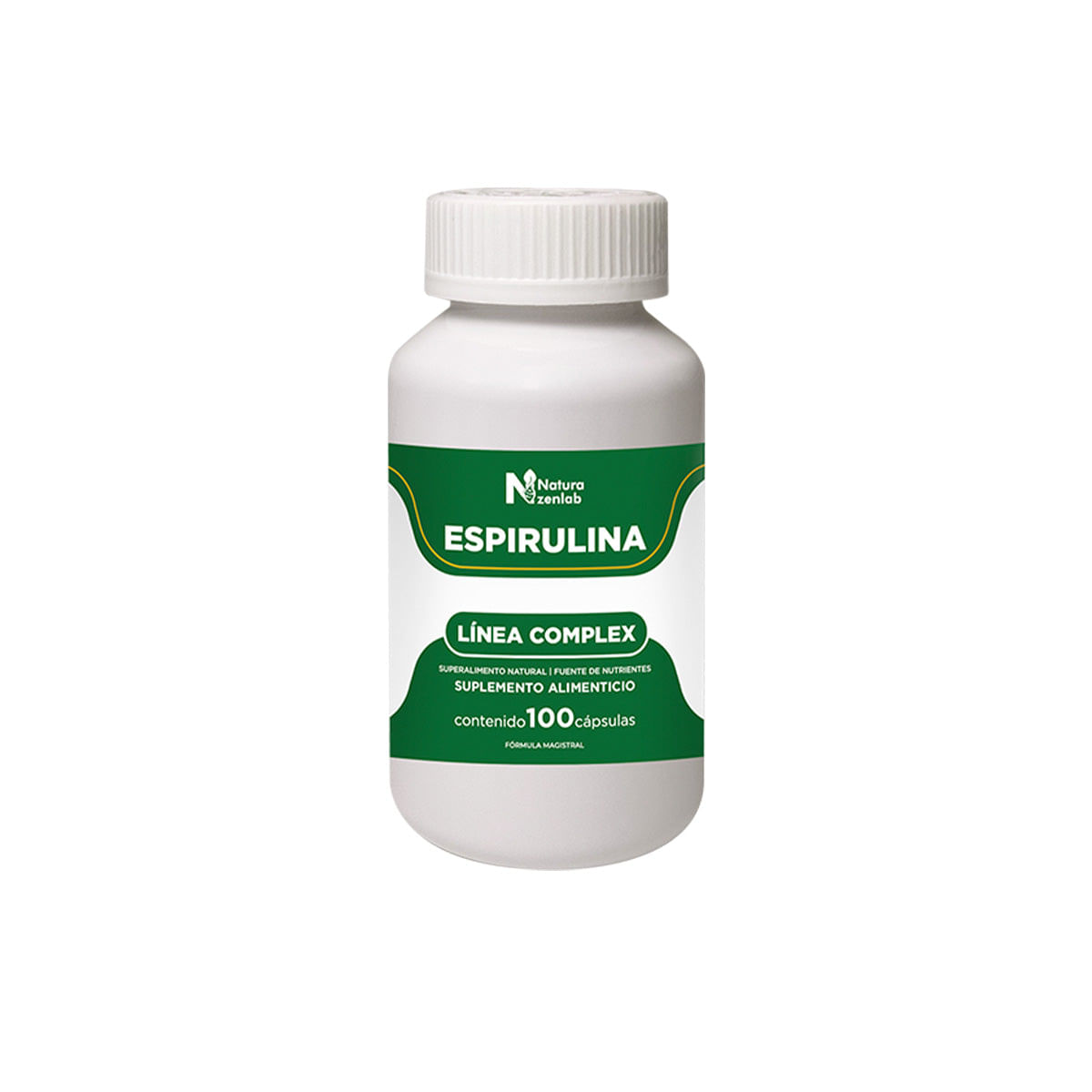 Espirulina Superalimento Natural 100 Caps Dermo Sumak