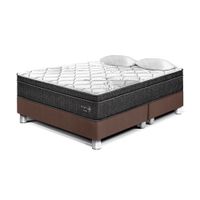 Cama Pocket Star King Chocolate Paraiso