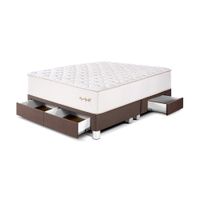 Cama Royal Elizabeth Cajones Queen Chocolate Paraiso