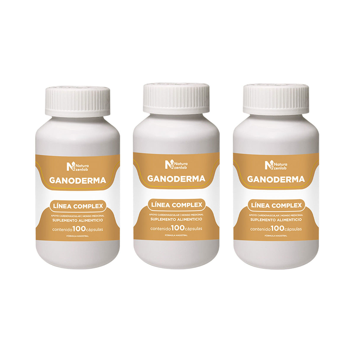 Ganoderma Antioxidante Natural 100 Caps Dermo Sumak 3 und