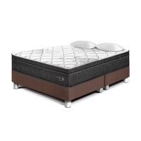 Cama Pocket Star Queen Chocolate Paraiso