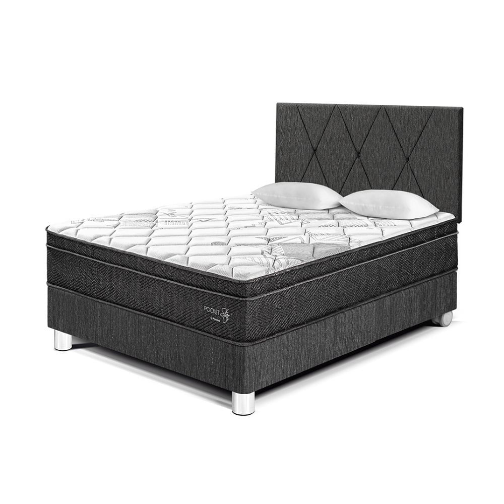 Dormitorio Pocket Star C/loft 2 plazas Charcoal Paraiso