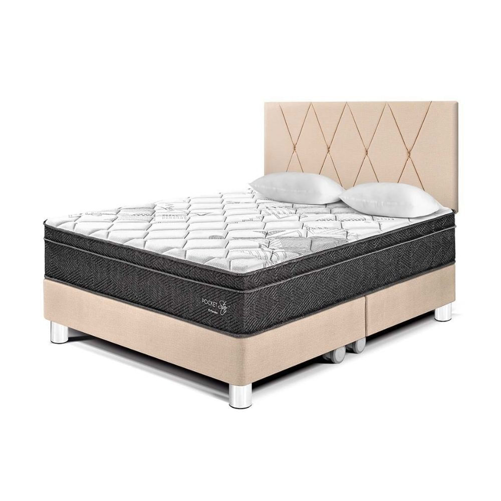 Dormitorio Pocket Star C/loft Queen Champagne Paraiso