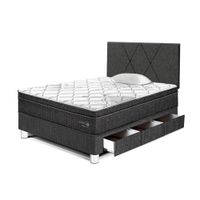 Dormitorio Pocket Star C/loft 1.5 plazas Charcoal Paraiso