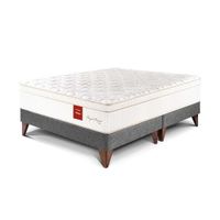 Cama Europea Royal Prince Queen Gris Paraiso