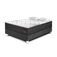 Cama Pocket Star 2 plazas Charcoal Paraiso