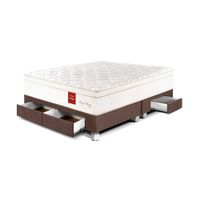 Cama Royal Prince Cajones Queen Chocolate Paraiso