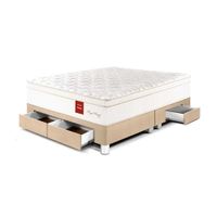 Cama Royal Prince Cajones Queen Champagne Paraiso