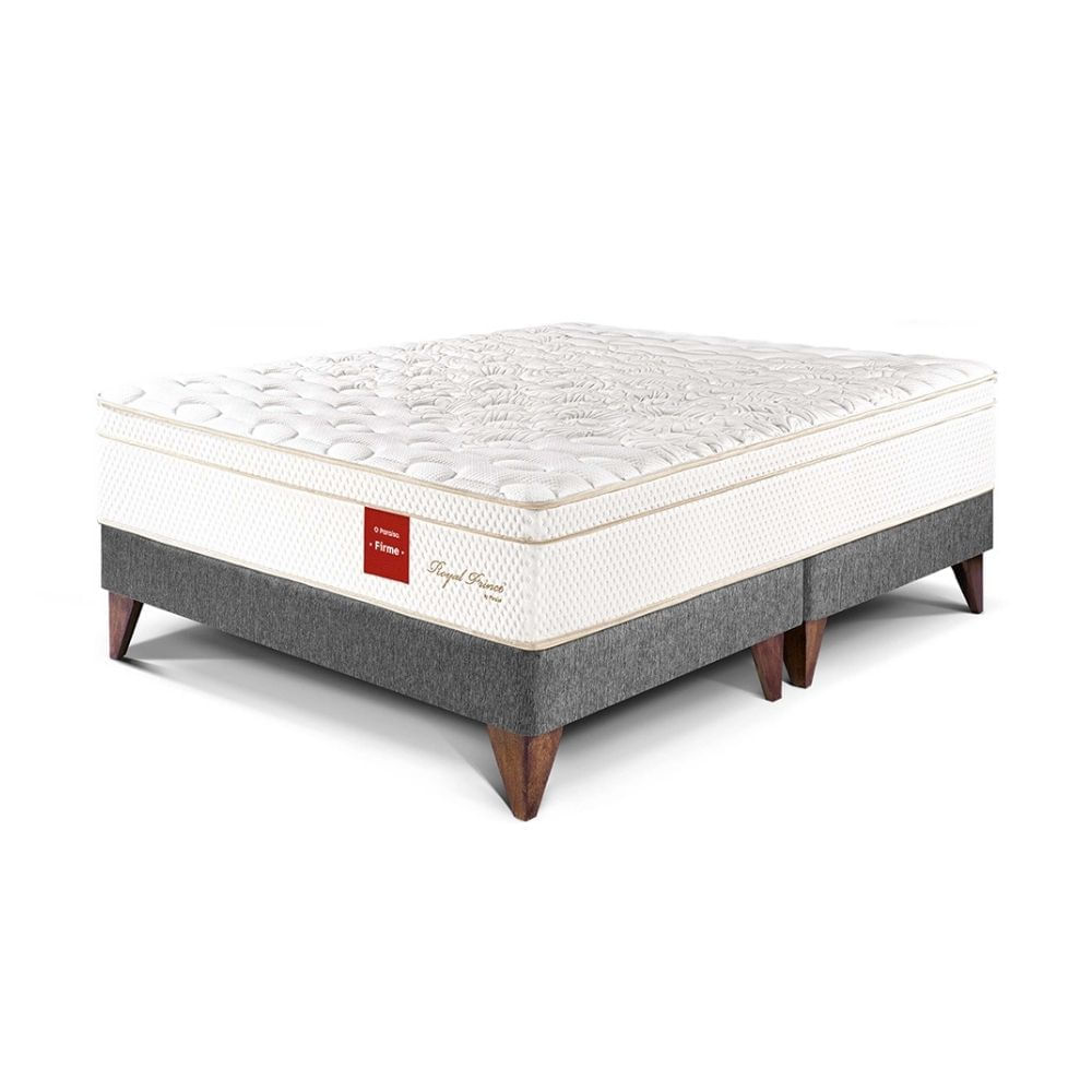 Cama Europea Royal Prince King Gris Paraiso