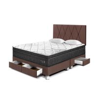 Dormitorio Pocket Star C/loft Queen Chocolate Paraiso