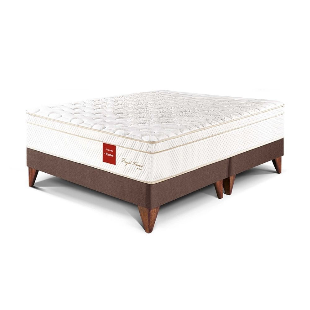 Cama Europea Royal Prince Queen Chocolate Paraiso