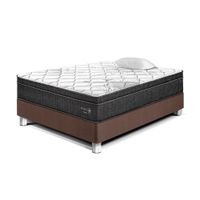 Cama Pocket Star 1.5 plazas Chocolate Paraiso