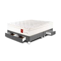 Cama Royal Prince Cajones King Gris Paraiso