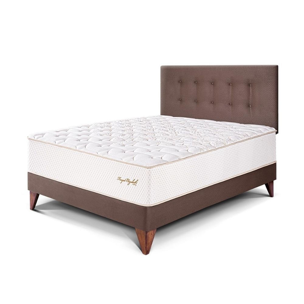 Dormitorio Europeo Royal Elizabeth 2 plazas Chocolate Paraiso