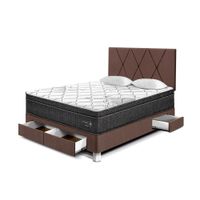 Dormitorio Pocket Star C/loft 2 plazas Chocolate Paraiso