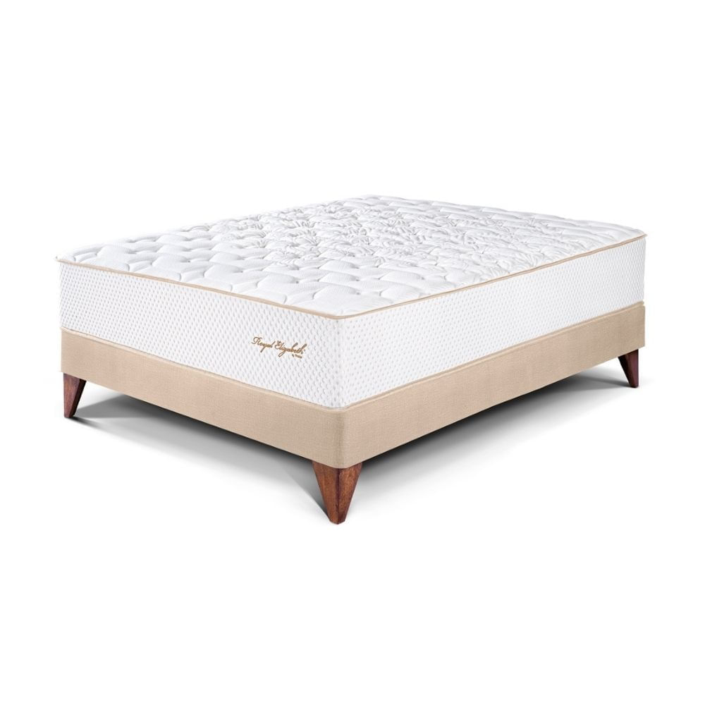 Cama Europea Royal Elizabeth 1.5 plazas Champagne Paraiso