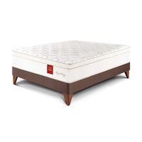 Cama Europea Royal Prince 1.5 plazas Chocolate Paraiso