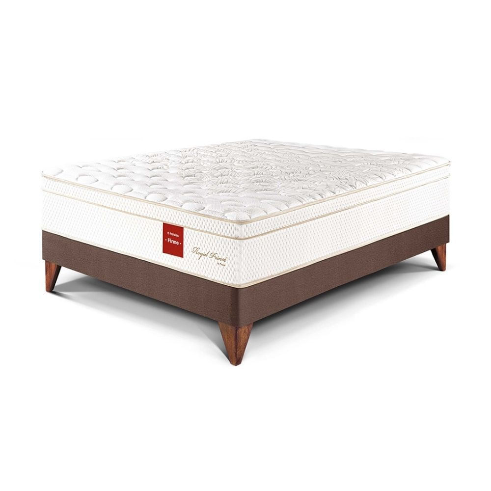 Cama Europea Royal Prince 1.5 plazas Chocolate Paraiso