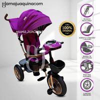 Triciclo Guiador «LEVONN VORTEX» con Bluetooth Morado