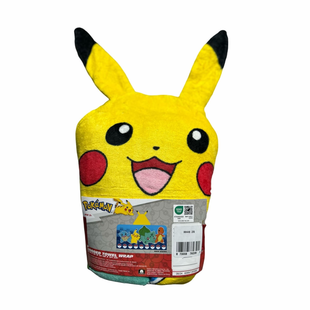 POKEMON TOALLA KANTO Pikachu NIÑOS