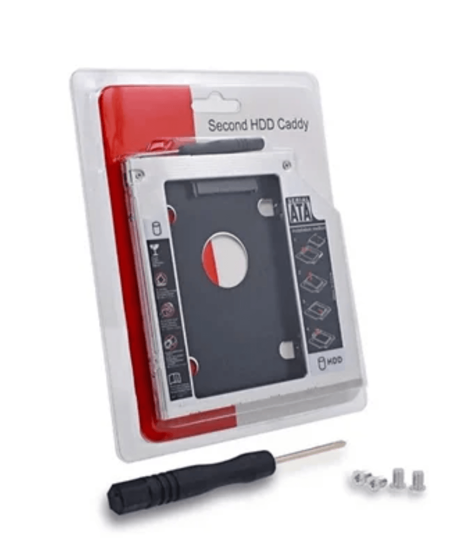 Caddy 2nd Hdd Ssd Disco Duro Sata Cd Dvd-rom Universal 12.7mm