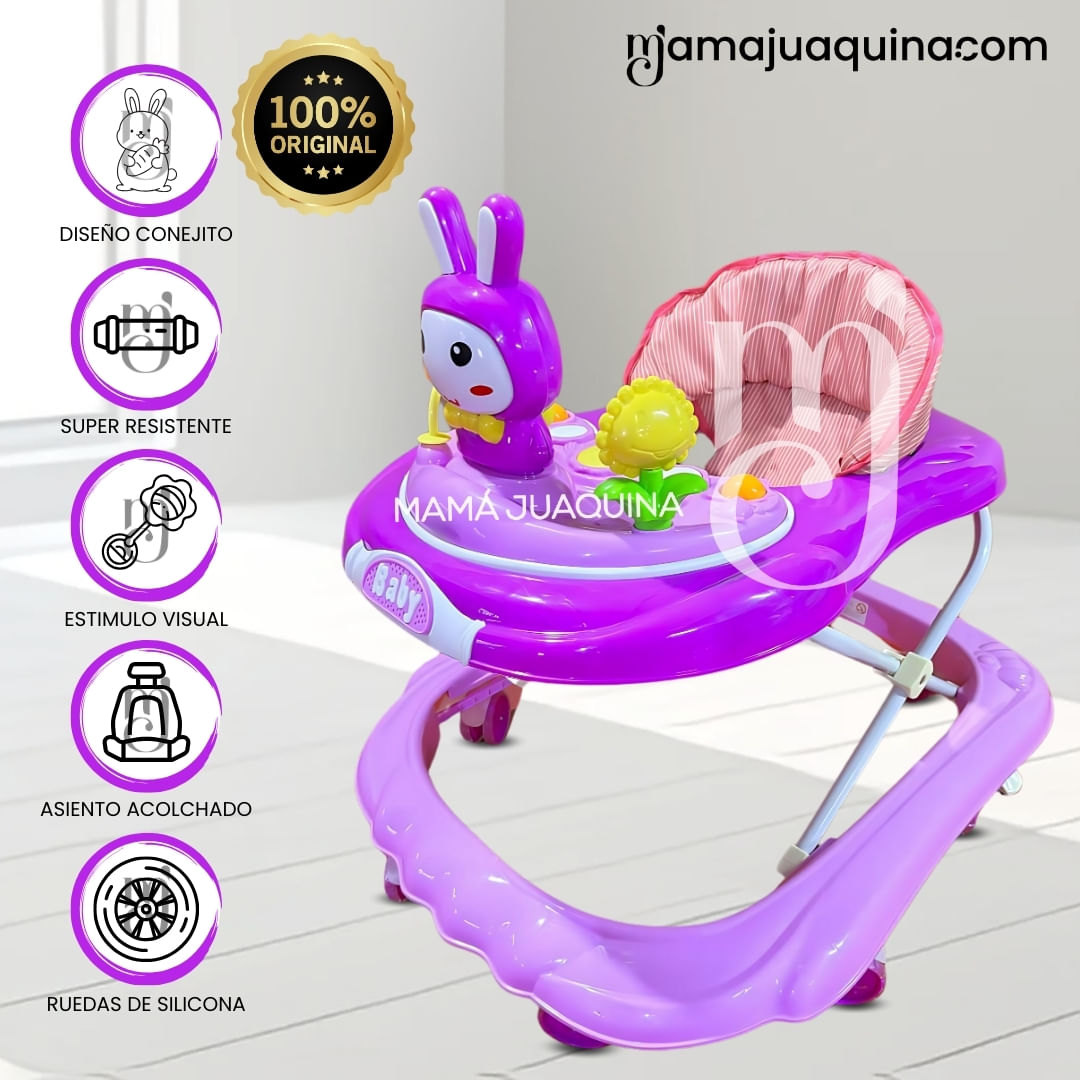 Andador Plegable «BUNNY KAWAI» Morado
