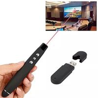 Puntero Presentador de Diapositivas 10m USB laser con forro