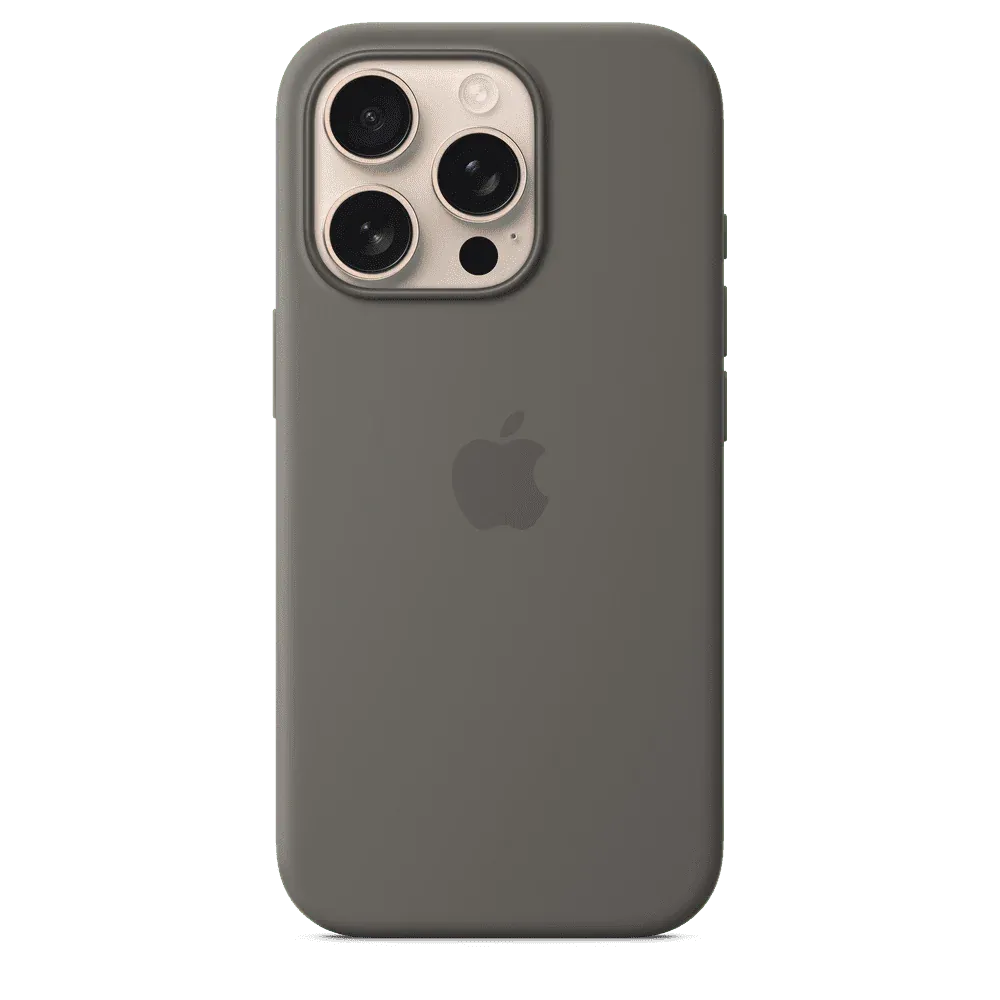 Case Silicona Para IPhone 12 Pro Max - Gris*