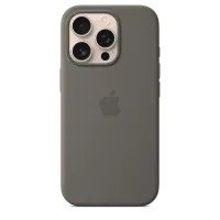 Case Silicona Para IPhone 16 Pro Max - Gris*