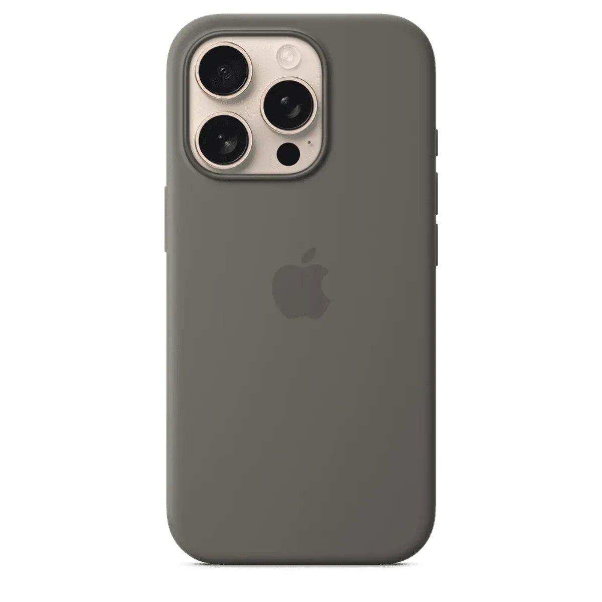 Case Silicona Para IPhone 16 Pro - Gris
