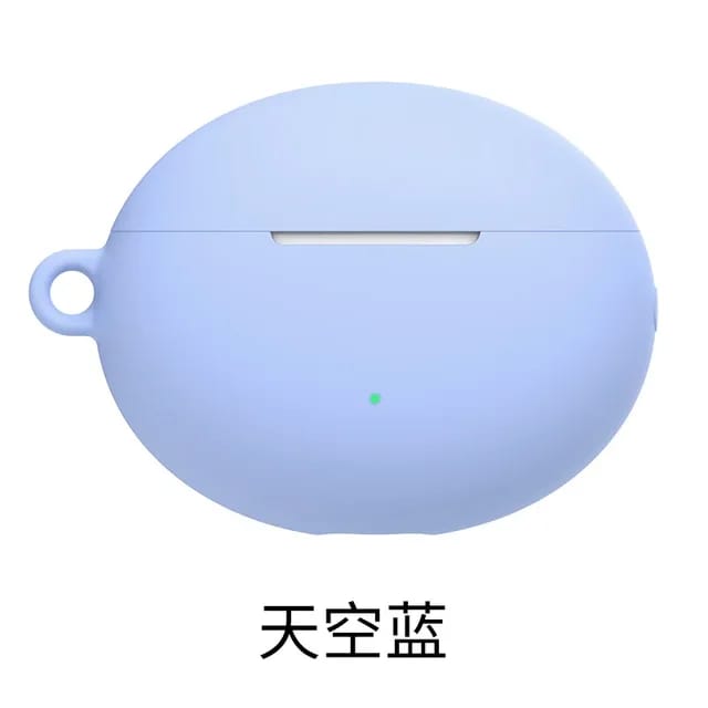 Funda Estuche Case de silicona para Xiaomi Buds 4 Active Celeste