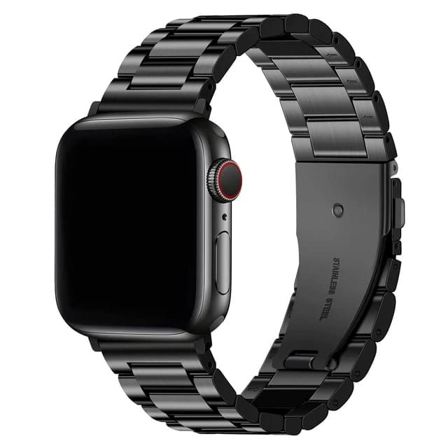 CORREA DE ESLABONES PARA Applewatch 38-40-41mm Negro
