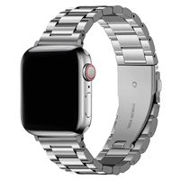 CORREA DE ESLABONES PARA Applewatch 38-40-41mm Plateado