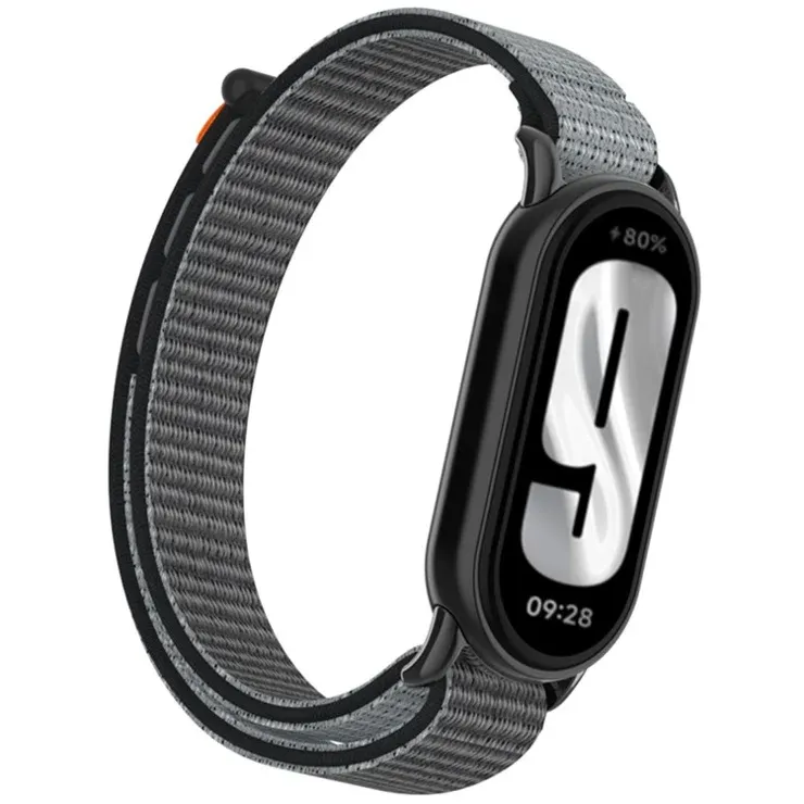 Correa de nylon Xiaomi Band 8-9 Gris