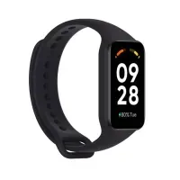 Correa de silicona Para Xiaomi Smartband 8 active / Redmi Smartband 2 Negro
