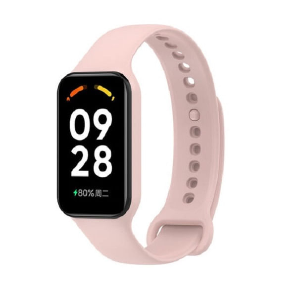 Correa de silicona Para Xiaomi Smartband 8 active / Redmi Smartband 2 Rosado