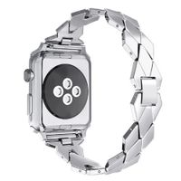 Correa de acero inoxidable apple watch Glam Plateado 42-44-45-49mm