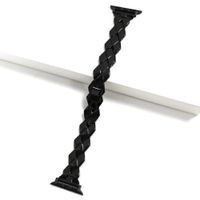 Correa de acero inoxidable para apple watch Glam Negro 42-44-45-49mm