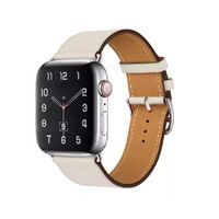 CORREA DE CUERO PARA Applewatch 38-40-41mm Beige