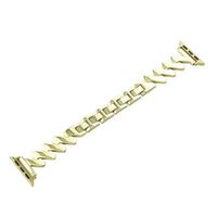 Correa de acero inoxidable apple watch Zigzag 42-44-45-49mm Dorado