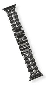 CORREA CORAZON DE ACERO PARA WATCH 38-40-41MM Y 42MM SERIE 10 NEGRO