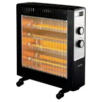 Estufa Eléctrica Fibra de Carbono KENDAL 4 tubos Potencia 2200W Cobertura 30m2