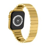 Correa Para Applewatch Y Watch Acero Slim 42-44-45-49mm Dorado