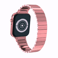 Correa Para Applewatch Y Watch Acero Slim 42-44-45-49mm Rosado