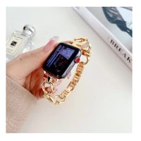 Correa Para Applewatch y Watch Acero Chanel 42-44-45-49mm Dorado