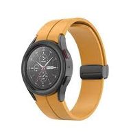 CORREA SILICONA IMANTADA PARA SAMSUNG WATCH 5 PRO (20MM) AMARILLO