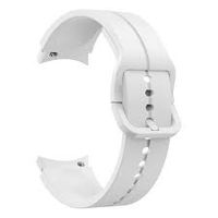 CORREA SILICONA DEPORTIVA PARA SAMSUNG WATCH 4-5-5 PRO-6 BLANCO