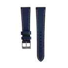 CORREA SILICONA COSIDA PARA SMARTWATCH 22MM AZUL