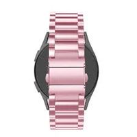 CORREA DE ESLABONES ACERO INOX PARA SMARTWATCH 20MM ROSADO